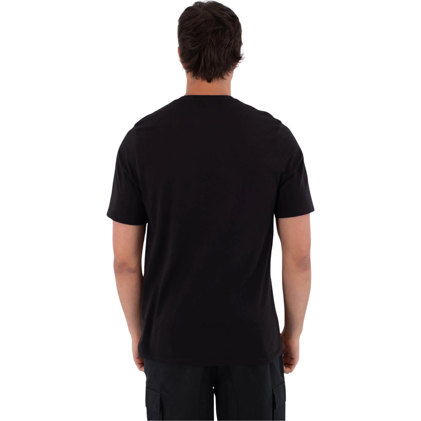 2026 Hurley Hombres Prensa De Impresión Icono Círculo Camiseta De Manga Corta MTSEUED0010 - Black